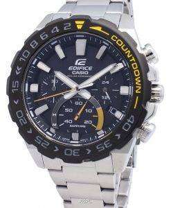 카시오 Edifice EFS-S550DB-1AV EFSS550DB-1AV 크로노 그래프 Solar 남성용 시계