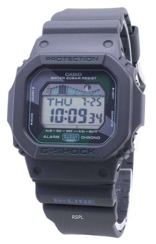 카시오 G-Shock G-Lide GLX-5600VH-1 GLX5600VH-1 크로노 문 데이터 200M 남성용 시계