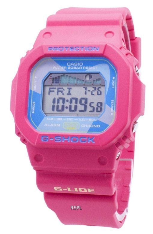 카시오 G-Shock G-Lide GLX-5600VH-4 GLX5600VH-4 크로노 문 데이터 200M 남성용 시계