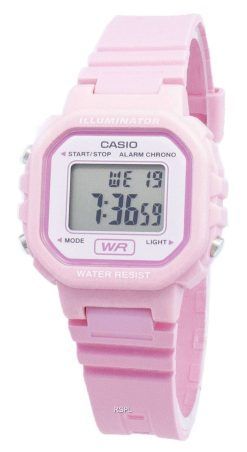 카시오 청소년 LA-20WH-4A1 LA20WH-4A1 디지털 쿼츠 여성용 시계