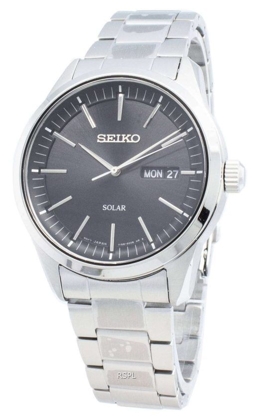 Seiko 개념 SNE527P SNE527P1 SNE527 아날로그 솔라 남성용 시계