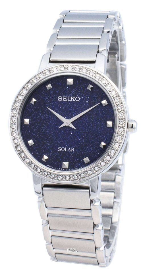 Seiko 개념 SUP433P SUP433P1 SUP433 다이아몬드 악센트 솔라 여성용 시계