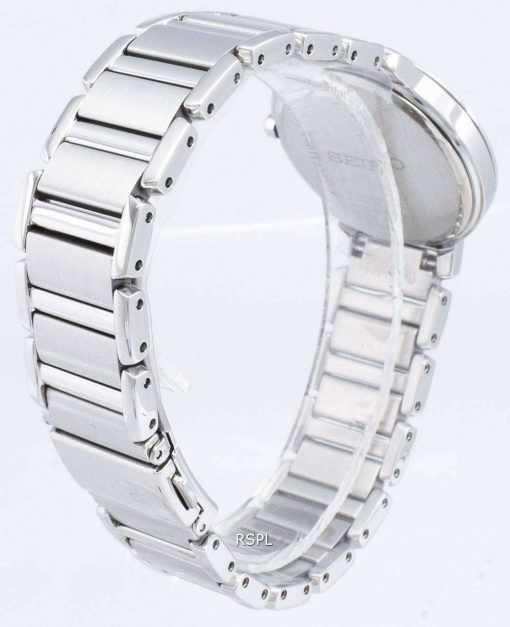 Seiko 개념 SUP433P SUP433P1 SUP433 다이아몬드 악센트 솔라 여성용 시계