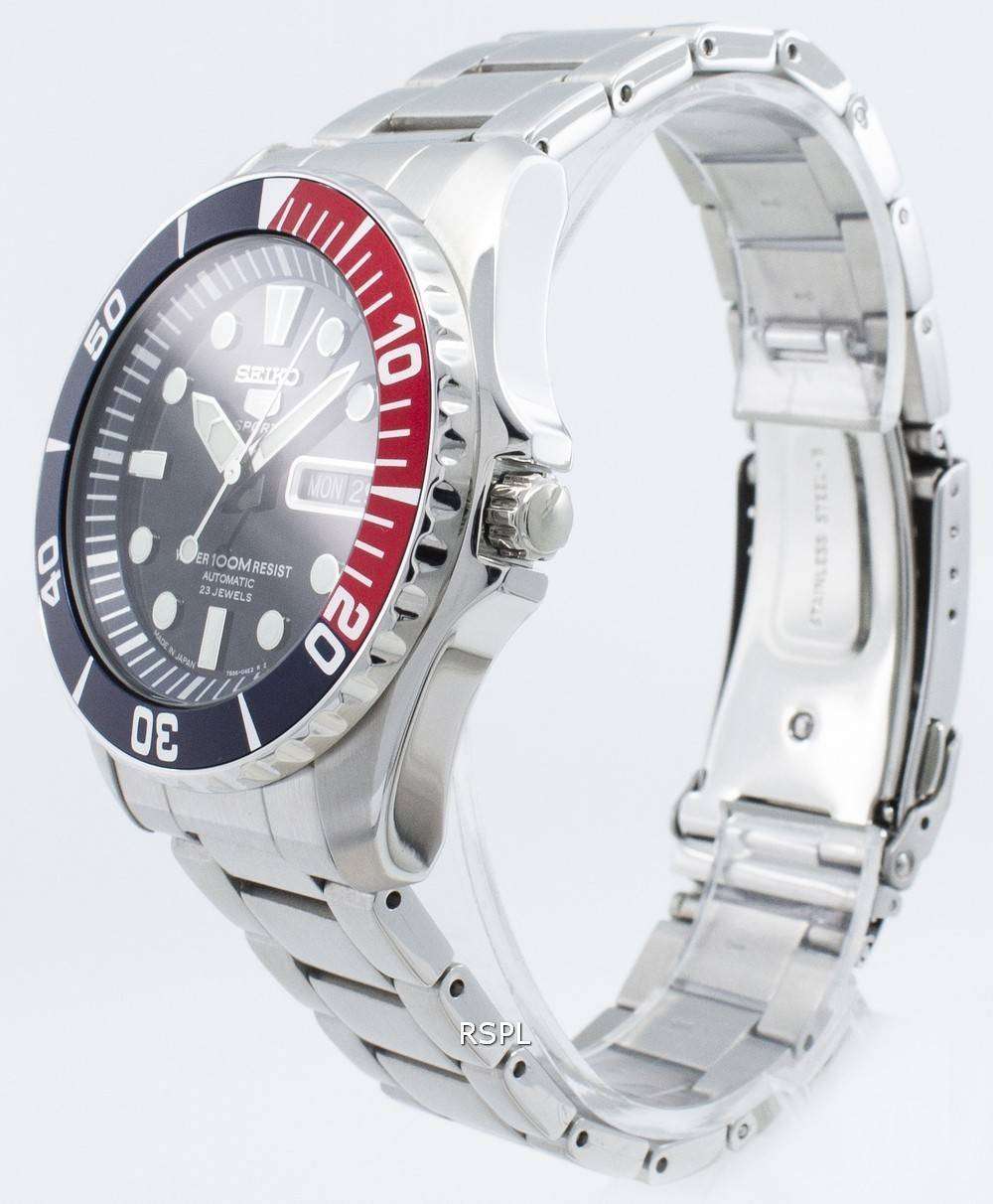 리퍼브 상품 세이코 5 Sports SNZF15 SNZF15J1 SNZF15J 오토매틱 다이버 남성용 시계 2 리퍼브 상품 세이코 5 Sports SNZF15 SNZF15J1 SNZF15J 오토매틱 다이버 남성용 시계