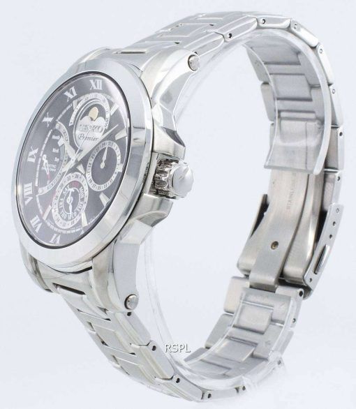 리퍼 비쉬 세이코 Premier SRX013 SRX013P1 SRX013P Kinetic Direct Drive Moon Phase 남성용 시계