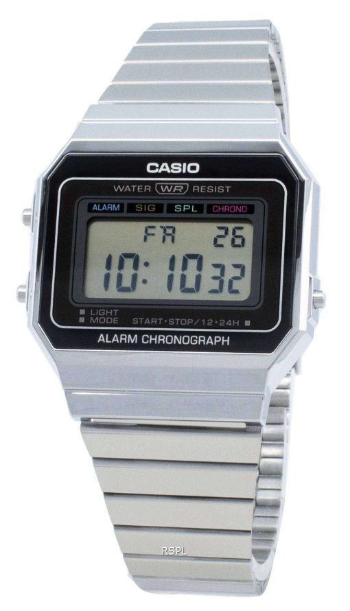 Casio Youth Digital A700W-1A A700W-1 알람 쿼츠 남성용 시계