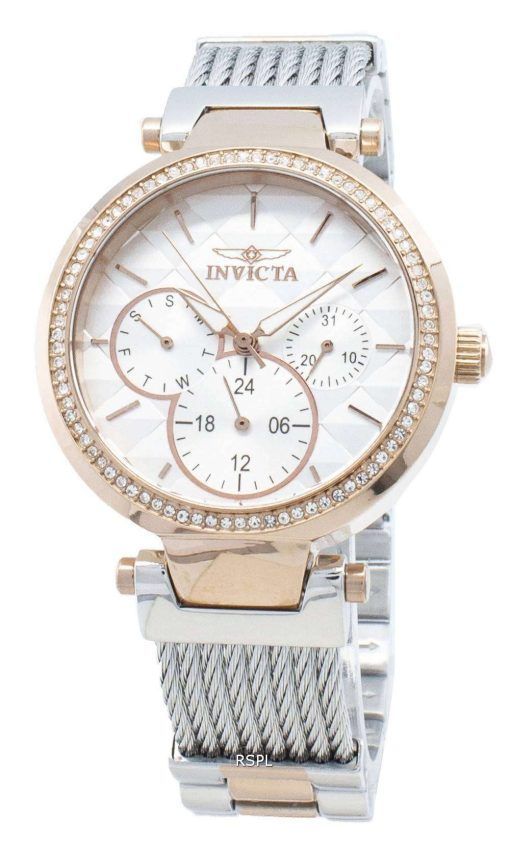 인빅타 엔젤 28922 다이아몬드 악센트 쿼츠 여성용 시계