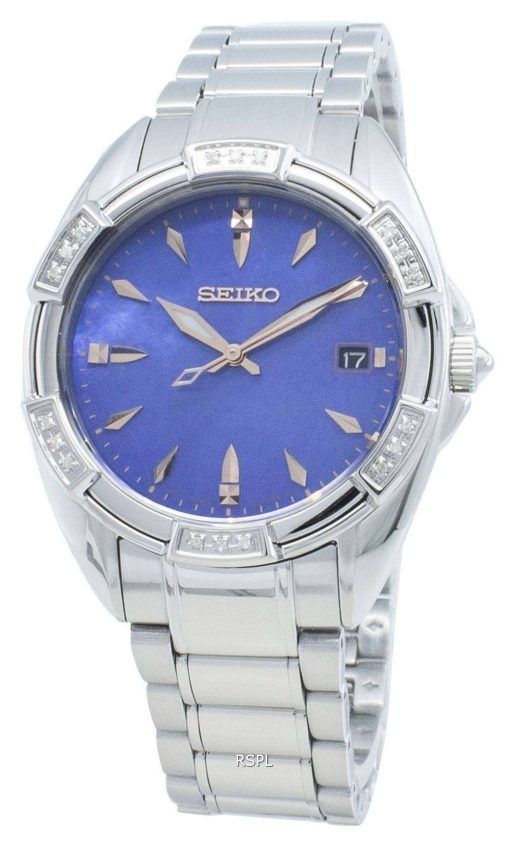Seiko Classic SKK881P SKK881P1 SKK881 다이아몬드 악센트 쿼츠 여성용 시계