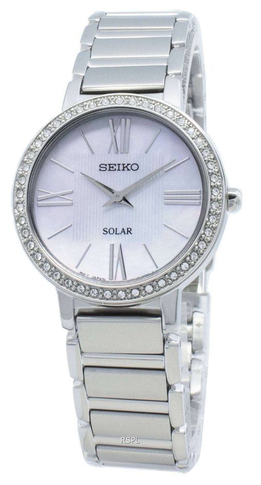 세이코 Solar SUP431 SUP431P1 SUP431P 다이아몬드 악센트 여성용 시계
