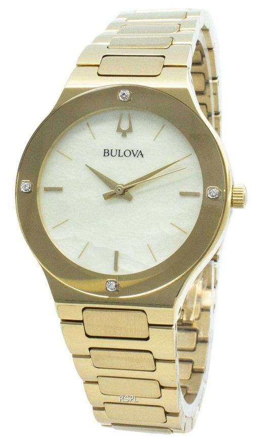 Bulova 97R102 다이아몬드 악센트 쿼츠 여성용 시계