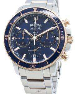 Bulova Marine Star 98B301 크로노 그래프 쿼츠 남성용 시계