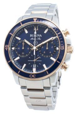 Bulova Marine Star 98B301 크로노 그래프 쿼츠 남성용 시계