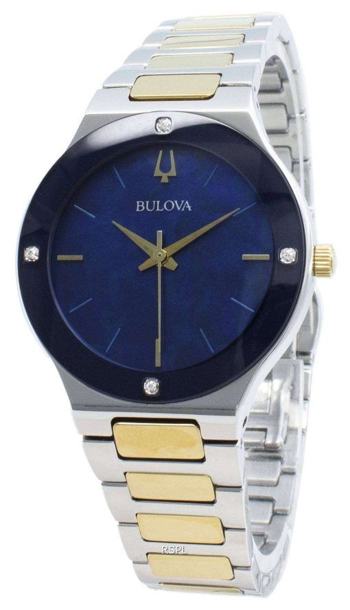 Bulova 98R273 다이아몬드 악센트 쿼츠 여성용 시계