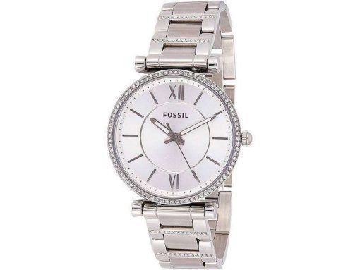 화석 Carlie ES4341 다이아몬드 악센트 쿼츠 여성용 시계