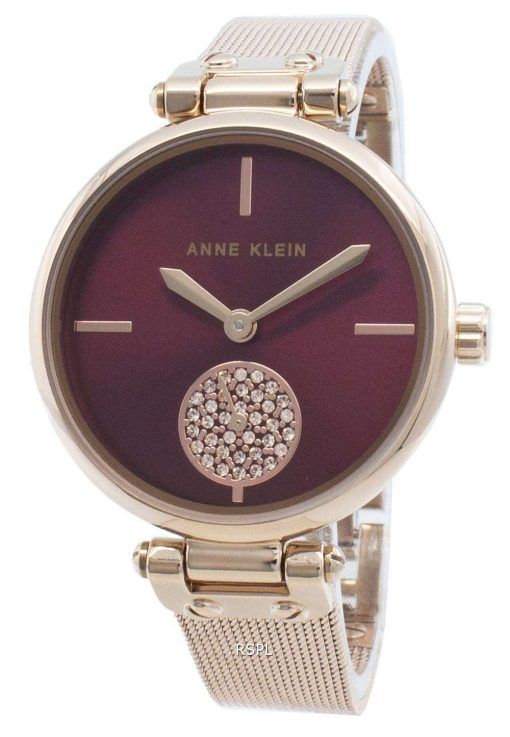 Montre Femme Anne Klein 3000BYRG à diamants Accents