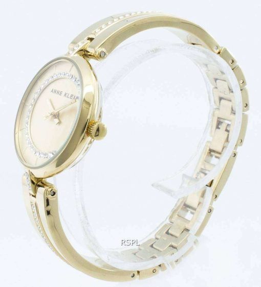 Anne Klein 3248CHGB Montre pour femme avec quartz et diamants