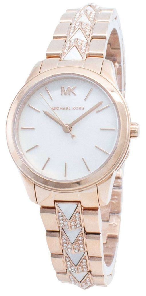 Michael Kors Runway MK6674 Diamond Accents Quartz Women&#39,s Watch