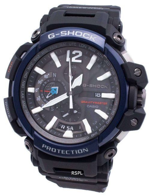 카시오 G-Shock GRAVITYMASTER GPW-2000-1A2 World Time Solar 200M 남성용 시계