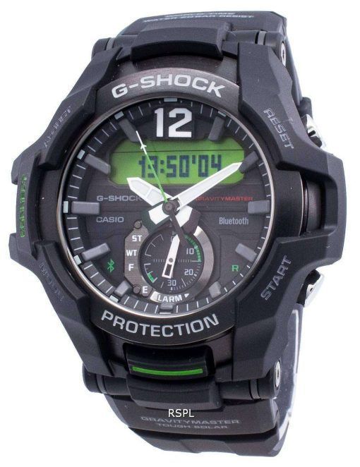 카시오 G-Shock Bluetooth GRAVITYMASTER GR-B100-1A3 Neobrite Solar 200M 남성용 시계