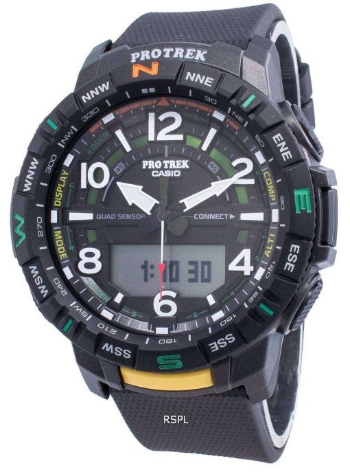 Casio PROTREK 쿼드 센서 PRT-B50-1 디지털 나침반 쿼츠 남성용 시계