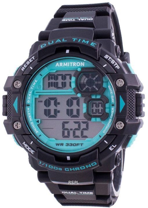 Armitron Sport 408309BTL 쿼츠 Dual Time 남자 시계