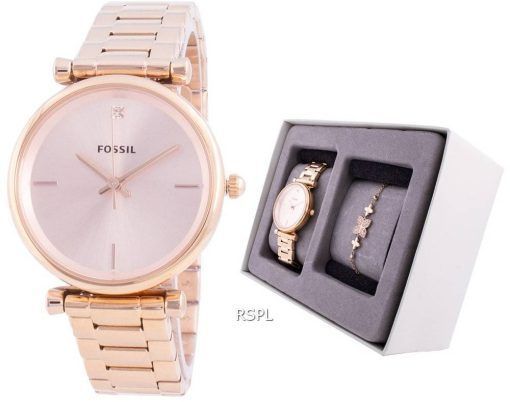 Fossil Carlie Mini ES4685SET 쿼츠 여성용 시계
