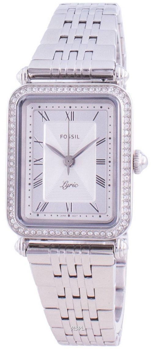 화석 가사 ES4721 쿼츠 다이아몬드 악센트 여성용 시계