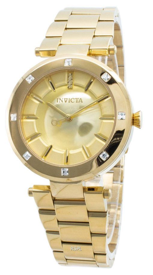 Invicta Angel 23728 다이아몬드 악센트 쿼츠 여성용 시계