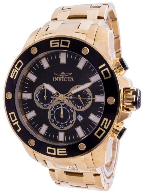 Invicta Pro 다이버 SCUBA 26076 쿼츠 크로노 그래프 남성용 시계