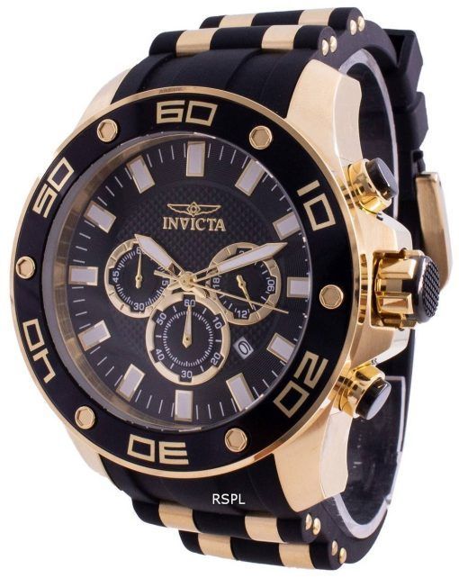 Invicta Pro 다이버 SCUBA 26086 쿼츠 크로노 그래프 남성용 시계