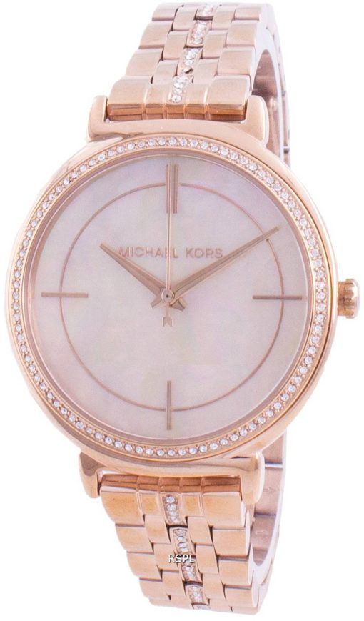 Michael Kors Cinthia MK3643 쿼츠 다이아몬드 악센트 여성용 시계