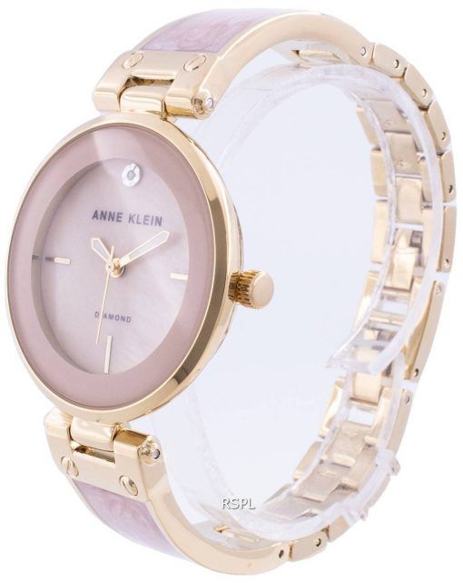 Anne Klein 2512LPGB 쿼츠 다이아몬드 악센트 여성용 시계