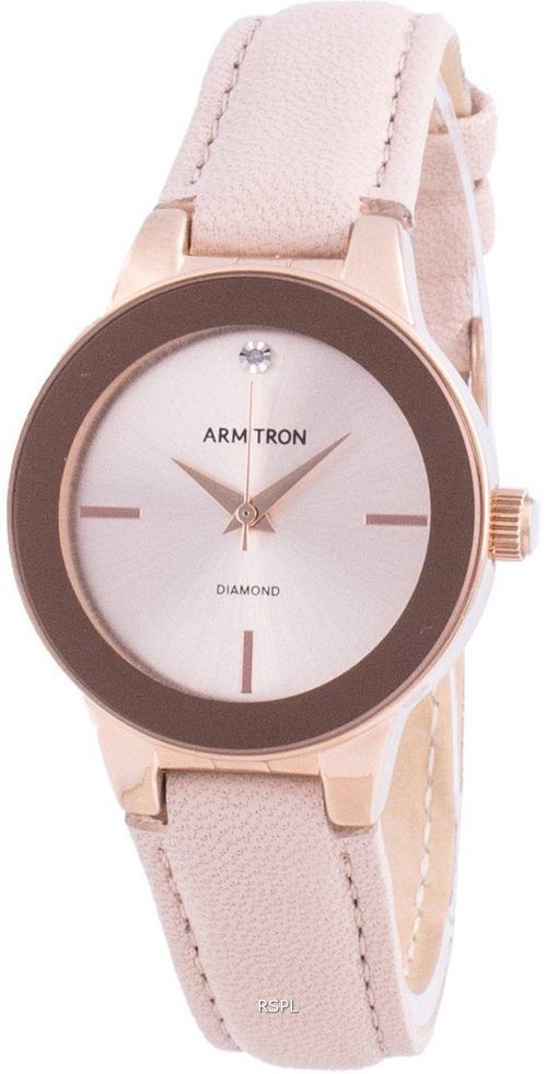 Armitron 755410RSRGBH 쿼츠 다이아몬드 악센트 여성용 시계