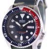 세이 코 자동 다이 버의 육군 나토 스트랩 SKX009J1 NATO5 남자의 시계