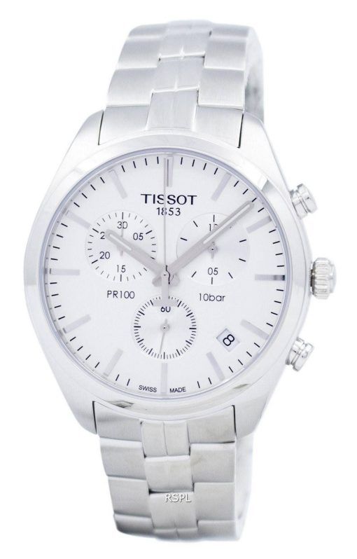 Tissot PR 100 Quartz Chronograph T101.417.11.031.00 T1014171103100 Mens Watch