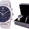 Emporio Armani Luigi Chronograph Quartz AR80038 With Gift Set Mens Watch