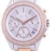 Armani Exchange Lady Drexler Diamond Accents Chronograph Quartz AX5653 Women's Watch