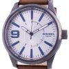 Diesel Rasp NSBB Silver Dial Quartz DZ1905 Men's Watch