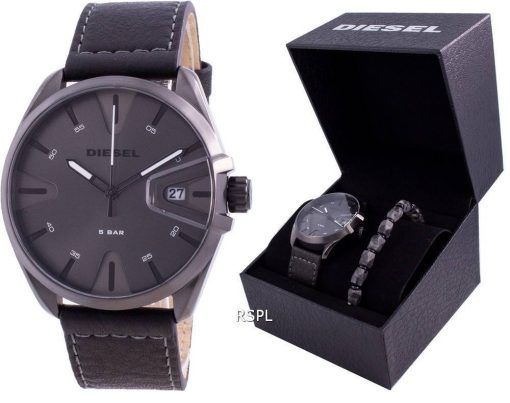 Diesel MS9 Grey Dial Quartz DZ1924 With Gift Set Men's Watch