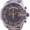 Diesel Mega Chief Chronograph Grey Dial Stainless Steel Quartz DZ4466 100M Men's Watch