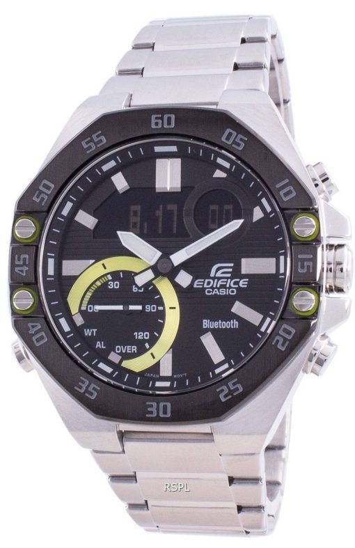 Casio Edifice World Time Mobile Link ECB-10DB-1A ECB10DB-1 100M Mens Watch