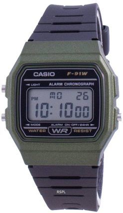 Casio Classic Daily Alarm F-91WM-3A F91WM-3A 남성용 시계
