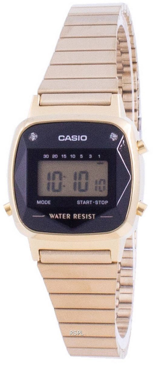 Casio Youth 빈티지 데일리 알람 LA-670WGAD-1 LA670WGAD-1 여성용 시계