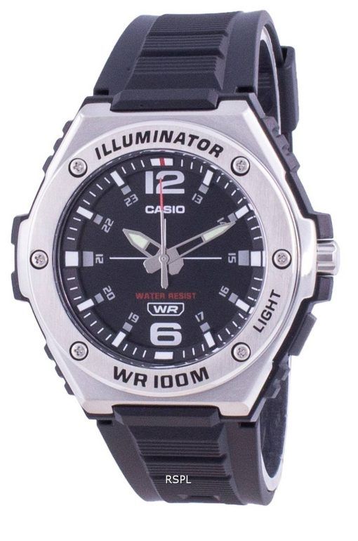 Casio Youth Illuminator 쿼츠 MWA-100H-1AV MWA-100H-1AV 100M 남성용 시계