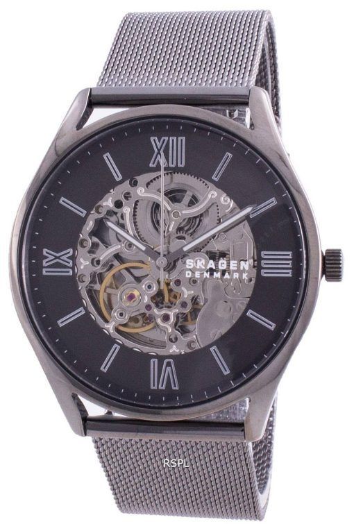 Skagen Holst Skelton Grey Dial Automatic SKW6614 Men's Watch
