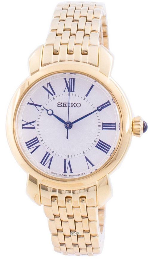 Seiko Discover More White Dial Quartz SUR626 SUR626P1 SUR626P Women's Watch