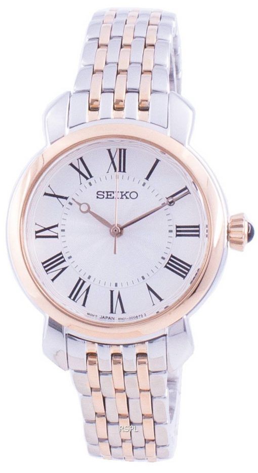 Seiko Discover More White Dial Quartz SUR628 SUR628P1 SUR628P Women's Watch