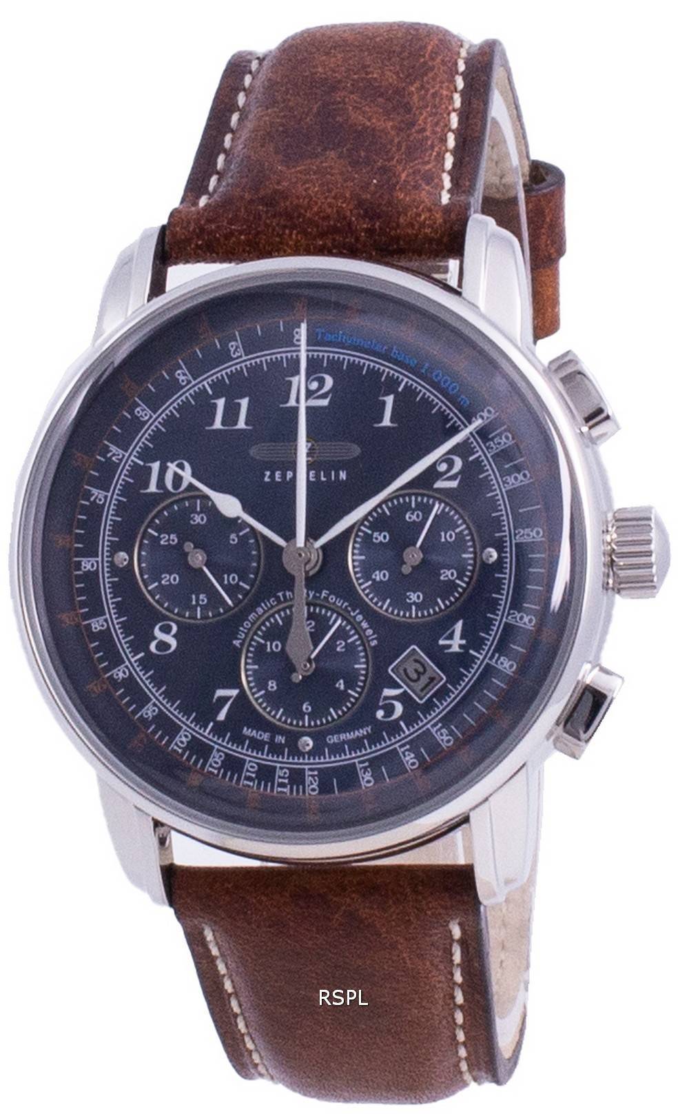 Zeppelin LZ126 Los Angeles Chronograph Automatic 7624-3 76243 Men's Watch 1 Zeppelin LZ126 Los Angeles Chronograph Automatic 7624-3 76243 Men's Watch