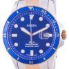 Fossil FB-01 Blue Dial Stainless Steel Quartz FS5654 100M Men's Watch