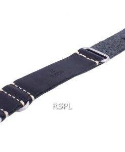 Ratio LS19 Black Leather Strap 22mm